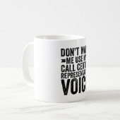 Mug Ne pas m'obliger à utiliser la voix Rep de mon cen (Devant gauche)