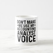 Mug Ne pas m'obliger à utiliser ma voix d'analyste com (Centre)