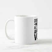 Mug Ne pas m'obliger à utiliser ma voix d'analyste com (Gauche)