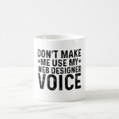 Mug Ne pas m'obliger à utiliser ma voix de concepteur  (Centre)