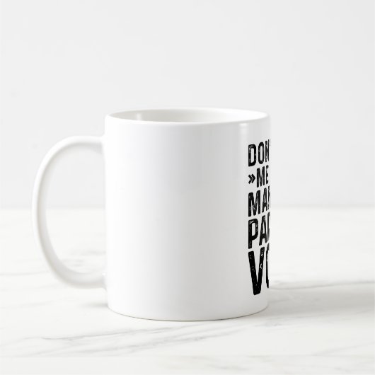 Mug Ne pas m'obliger à utiliser ma voix de partenaire (Gauche)