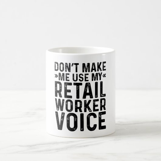 Mug Ne pas m'obliger à utiliser ma voix de travail de  (Centre)