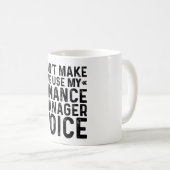Mug Ne pas m'obliger à utiliser ma voix du gestionnair (Devant droit)