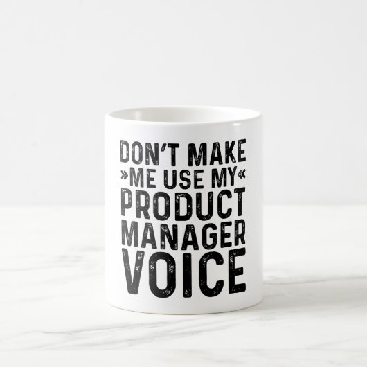 Mug Ne pas m'obliger à utiliser ma voix du Gestionnair (Centre)
