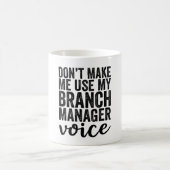 Mug Ne pas m'obliger à utiliser ma voix du Gestionnair (Centre)