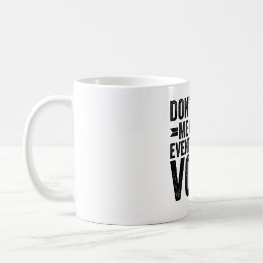 Mug Ne pas m'obliger à utiliser ma voix du planificate (Gauche)
