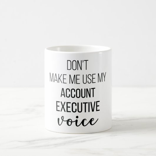 Mug Ne pas m'obliger à utiliser mon compte Voix Exécut (Centre)