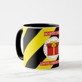 Mug Ne pas ouvrir avant Noël (Devant gauche)