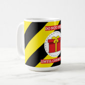 Mug Ne pas ouvrir avant Noël (Devant gauche)
