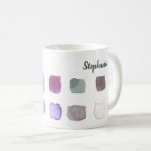 Mug Ne pas peindre Eau Aquarelle Nom de l'artiste Mono (Devant droit)