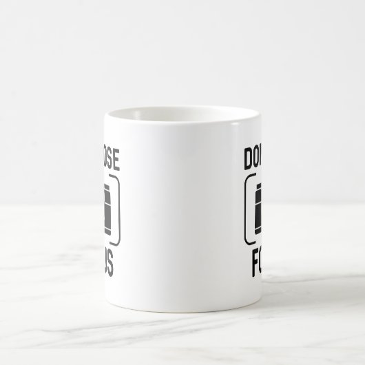 Mug Ne pas perdre de vue (Centre)