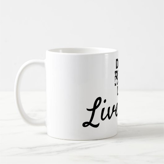 Mug Ne pas précipiter la vie en vie (Gauche)