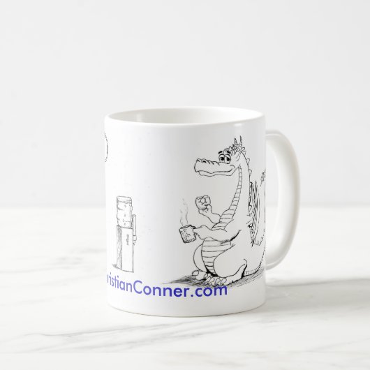 Mug Ne pas préparer pour le travail (Devant droit)