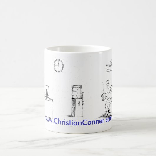 Mug Ne pas préparer pour le travail (Centre)