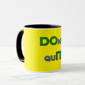 Mug Ne pas savoir comment (Devant gauche)