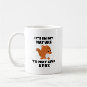Mug Ne Pas Se Soucier D'un Renard (Gauche)