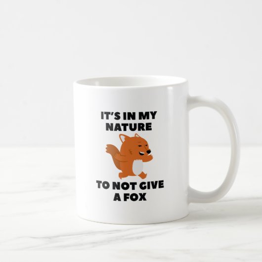 Mug Ne Pas Se Soucier D'un Renard (Droite)