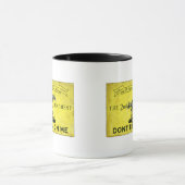 Mug Ne pas taper sur moi (Centre)