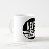 Mug Ne pensez même pas à abandonner (Devant gauche)