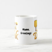 Mug Ne pensez pas, plongez simplement Embrasser la cr (Centre)