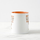 Mug Ne pensez pas trop (Centre)