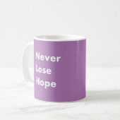 Mug Ne perdez jamais espoir (Devant gauche)