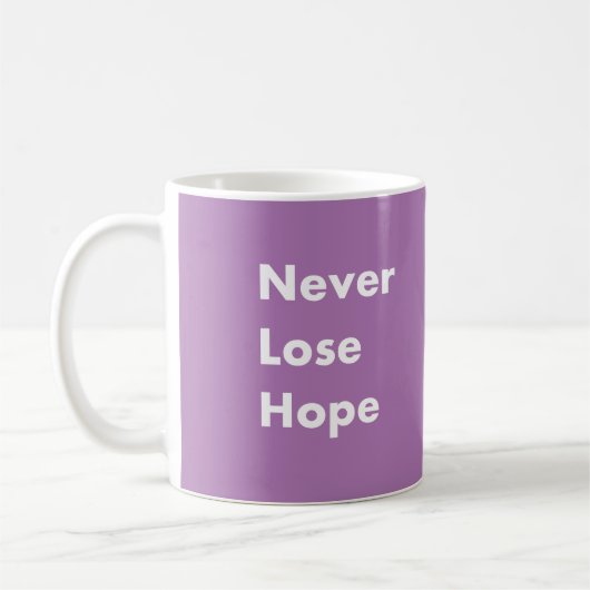 Mug Ne perdez jamais espoir (Gauche)