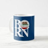 Mug NÉ Père Noël Cruz 11oz Bleu (Devant gauche)