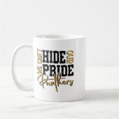 Mug Ne peut pas cacher notre panthère Pride Gold Panth (Gauche)