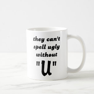 Mug Ne peut pas orthographier l'humour drôle laid de