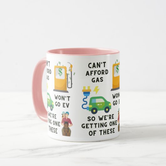 Mug Ne peut pas se payer l'essence ou EV si acheter un (Devant gauche)