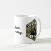 Mug Ne Piquez Pas Papy Ours Brun Drôle et Robustes (Devant droit)