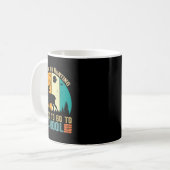 Mug Né Pour Aller Chasser L'École Forcée Femmes Hommes (Devant gauche)