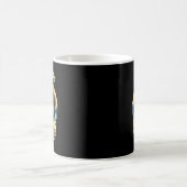 Mug Né pour aller pêcher à l'école forcée drôle (Centre)