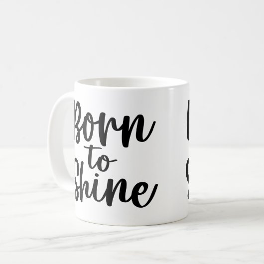 Mug Né Pour Briller (Devant gauche)
