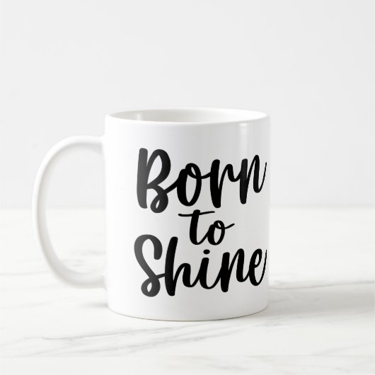 Mug Né Pour Briller (Gauche)