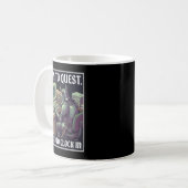 Mug Né pour chercher, forcé de pointer drôle de fantai (Devant gauche)