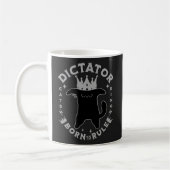 Mug Né pour diriger | Création de chat drôle (Gauche)