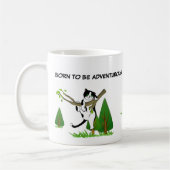 Mug Né Pour Être Aventureux Escalades Chat Arbres (Gauche)