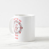 Mug Né pour être Bélier (Devant gauche)