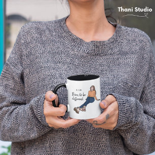 Mug Né pour être différent Leap Année mignonne fille 2