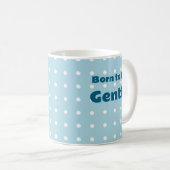 Mug Né pour être doux - Enfant mignon et agneau (Devant droit)