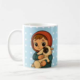 Mug Né pour être doux - Enfant mignon et agneau
