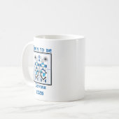 Mug Né pour être Gémeaux (Devant gauche)