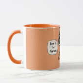 Mug Né pour être intrépide | Café Inspirant (Gauche)