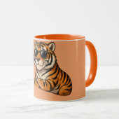 Mug Né pour être intrépide | Café Inspirant (Devant droit)