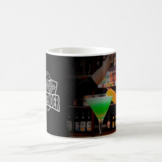 Mug Né pour être un barman (Centre)
