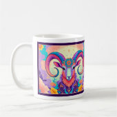 Mug Né pour être un Bélier (Gauche)
