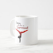 Mug Né pour être un Gymnaste (Devant gauche)