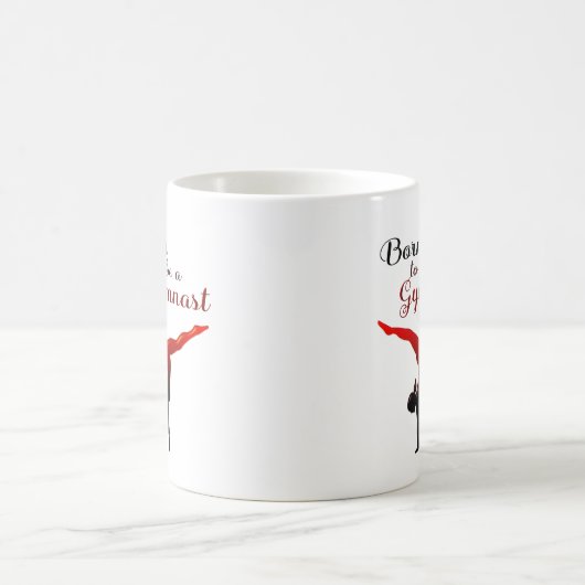 Mug Né pour être un Gymnaste (Centre)